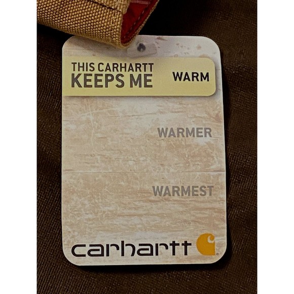 Carhartt Brown 48/32 Duck Bib Overall Double Knee Quilt Lined R38 NEW *Read - Picture 6 of 9